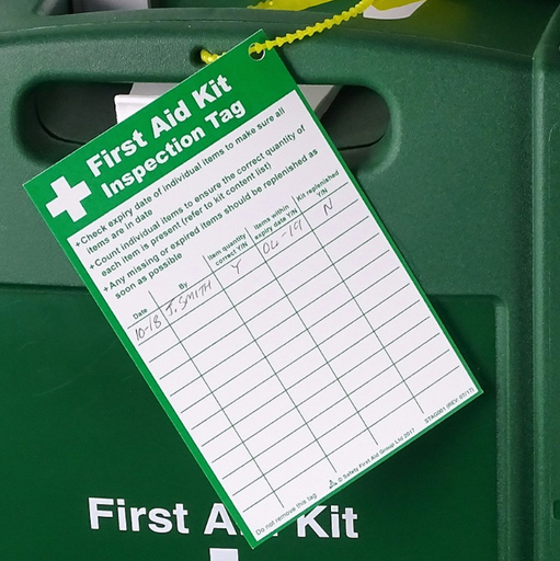 [R-FAIT] First Aid Kit Inspection Tag