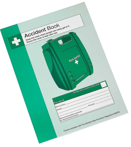 [R-A4AB/52] Accident Record Book A4 - 53 pages