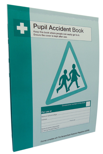 [R-A4PAR/50] Pupil Accident Record Book A4 - 50 pages